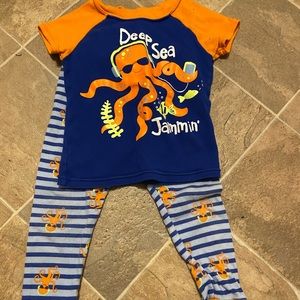 Boys Octopus Jammies (2T)